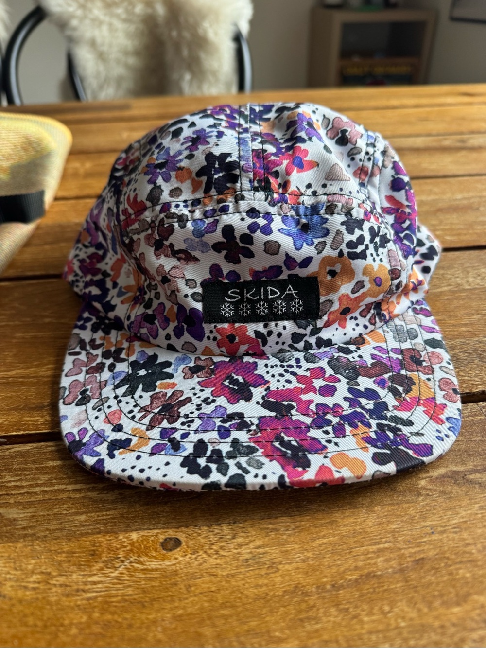 Skida Women's Floral Five-Panel Cap in Multicolor